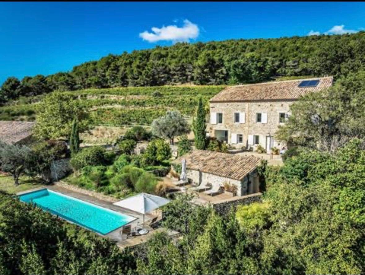 Renovated Stone Mas with Vineyard and Outstanding Panoramic Views