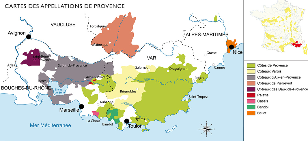 carte provence